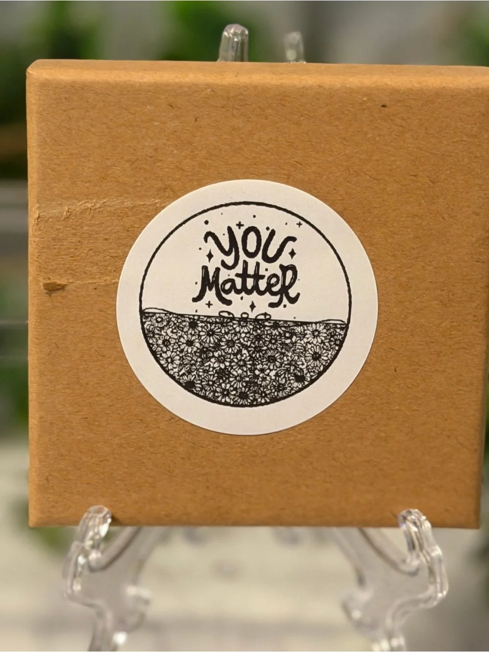 You Matter Floral Encouragement Stickers 2 Inch Round Labels 200 Pack